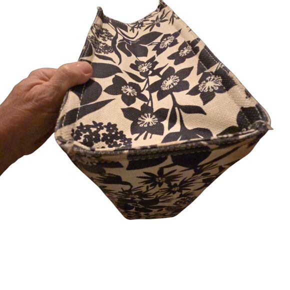 VTG Spartina 449 Duffle Bag & Makeup/Travel Bag Linen Leather Retired RARE - Picture 15 of 16